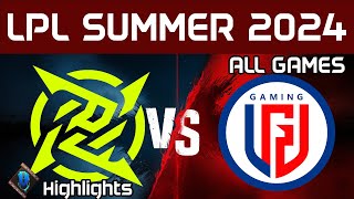 NIP vs LGD Highlights ALL GAMES  LPL Summer 2024  Ninjas in Pyjamas vs LGD Gaming by Onivia [upl. by Aneez]