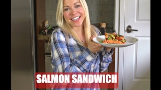 Salmon Sandwich Like No Other Youve Ever Had [upl. by Anaujait]