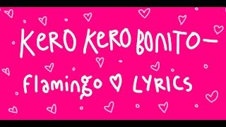 Kero Kero Bonito  Flamingo LYRICS [upl. by Nelyaw]