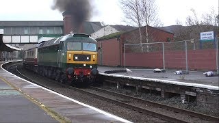 Claggy 47s Take on the North Wales CoastD1944D1935 LSL Testing NWCL 09122017 [upl. by Ariom]