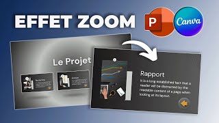 Canva Présentation  Effet de Zoom par Clic 2  Comment créer une Présentation PowerPoint sur Canva [upl. by Ereveneug]