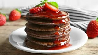 Hotcakes de avena y chocolate facil de hacer [upl. by Laure]