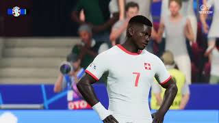 FC 24 Gameplay  Angleterre  Suisse  Euro 2024 [upl. by Rozamond]