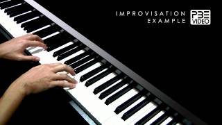 Heaven  Bryan Adams  PBE Piano Improvisation Example [upl. by Greenfield]