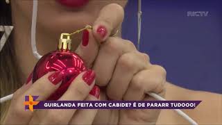 Aprenda a fazer uma guirlanda de Natal com cabide [upl. by Baptiste]