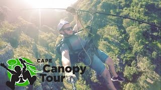 Extreme Ziplining  Cape Canopy Tours  StuVlogs Ep10 [upl. by Nottap]