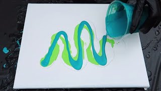 Acrylic Pouring for Beginners  3 Easy Acrylic Pours  Fluid Art [upl. by Rybma]