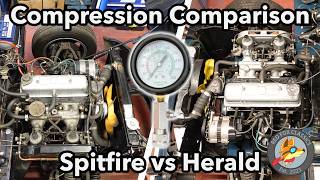 Rebuilt Engine  Compression Test At 500 Miles  Triumph Herald 1360 Restoration  Part 37 [upl. by Novick]