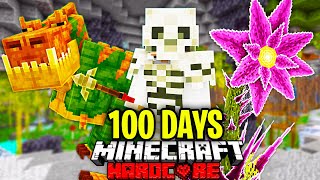 I Survived 100 Days in a CAVE ONLY WORLD in Minecraft Hardcore [upl. by Baxie]