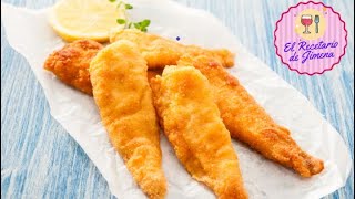 Tiras de PESCADO Empanizado al PARMESANO  Fácil y Delicioso🐟🧀 [upl. by Bravin]