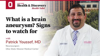 What is a brain aneurysm Signs to watch for  Ohio State Medical Center [upl. by Innis]