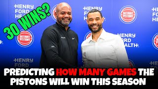 Detroit Pistons Can Win 30 Games This Season [upl. by Aisyle]