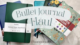 Bullet Journal Haul  Dotgrid Notebook Haul  Planner Haul  Unboxing [upl. by Neeuq]