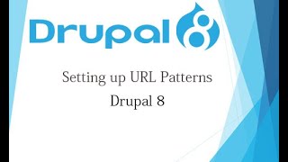 Drupal 8 Tutorial for Beginner Lesson31 Setting Up URL Patterns in Drupal 8  Hindi [upl. by Sitoel171]