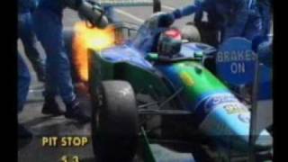 Jos Verstappen Pitbrand Hockenheim 1994 Benetton [upl. by Fadil]