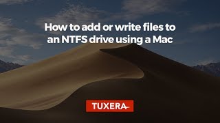 Tuxera NTFS Enable Extension on Macbook Pro  Microsoft NTFS for Mac by Tuxera [upl. by Deckert]