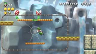 New Super Luigi U Wii U  RockCandy Mines5 Walkthrough 1Player [upl. by Brenton]