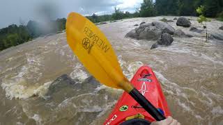 HAW RIVER KAYAKING 3300 CFS [upl. by Eben887]