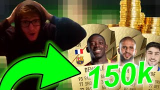 OMG THE BEST OVERPOWERED 150K SQUAD IN FIFA 22 FIFA 22 ULTIMATE TEAM [upl. by Hsak500]