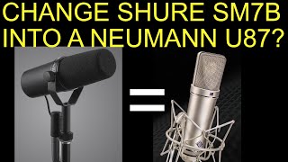 Transform SM7b Into Neumann U87 Microphone Acustica Audio LAVA VST Plugin Shure Neumann [upl. by Foley]