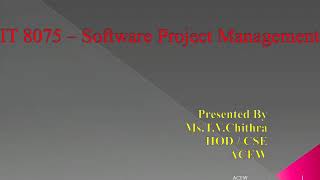 IT8075Software Project ManagementManagement principles Management control [upl. by Alvy]