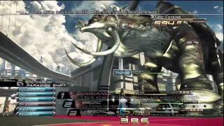 Final Fantasy XIII  Adamantoise Stage 2 13000 HP T2 weapons no summonshrouds [upl. by Atazroglam]