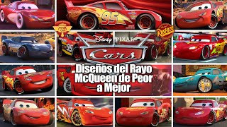 TOP Todos los diseños del Rayo McQueen del Peor al Mejor [upl. by Dnar]