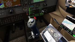 X Plane 1208r3 VR 122923 Bigscreen Beyond Index controllers REP Cessna 172 XCountry WPA [upl. by Amena]