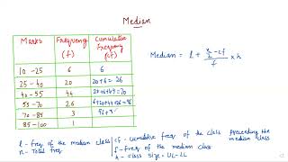 median class 10 [upl. by Llireva]