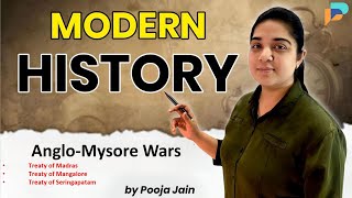 Anglo Mysore War  Expansion of British Power in India  Modern History of India  by Pooja mam [upl. by Lindy]