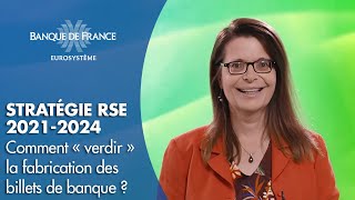 La fabrication des billets  un enjeu de développement durable  Banque de France [upl. by Omissam198]