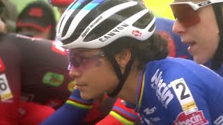 ELITE WOMEN  SUPERPRESTIGE MERKSPLAS  AARDBEIENCROSS CYCLOCROSS [upl. by Lehplar]