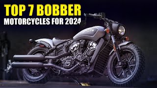 Check Out The Latest And Greatest 7 New Bobber Motorcycles [upl. by Enedan369]