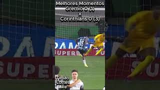 Gremio x Corinthians  Melhores Momentos e Classificação do timão na copa do Brasil corinthians [upl. by Pahl]