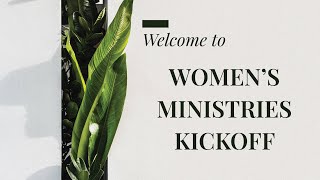 Cornerstone Community Church Presents Womens Ministries Kickoff 2024 [upl. by Eveam]