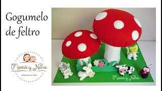 DIY Cogumelo em Feltro [upl. by Anaitit260]