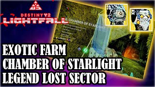 DESTINY 2 Chamber Of Starlight LEGEND Lost Sector EXOTIC Farm amp Results After 5 Runs [upl. by Anawot]