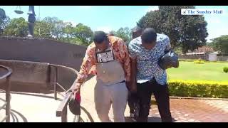 Suspected armed robbers arrive at Harare Magistrates Court [upl. by Kistner]