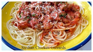 Sicilian Chicken Gizzards [upl. by Towbin]