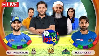 🔴 LIVE  PSL 2024  Quetta Gladiator vs Multan Sultans  Match Preview  QG VS MS  Live Zor Ka Jor [upl. by Maighdlin586]