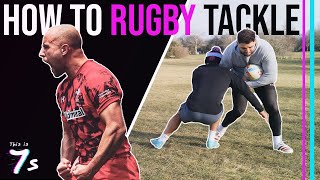 How to Rugby Tackle from a Pro 7Step Beginners Guide  This is 7s Ep37 [upl. by Aimek]