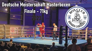 20230128 Deutsche Meisterschaft Masterboxen Finale  71kg [upl. by Acirret830]