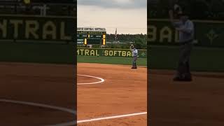 Player EJECTED Good call shorts softball fastpitch [upl. by Mame252]