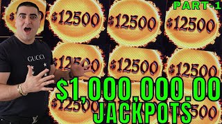 100000000 On JACKPOTS In Las Vegas  Part1 [upl. by Westleigh]