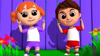 HEAD SHOULDERS KNEES AND TOES Kids Song  Sing and Dance [upl. by Atauqal]