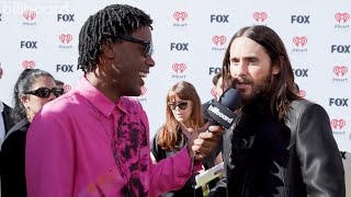 Jared Leto On Climbing Empire State Building Tour amp More  iHeart Radio Music Awards 2024 [upl. by Rramal]