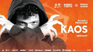 Kaos 🇩🇪  GRAND BEATBOX BATTLE 2023 WORLD LEAGUE  Producer Showcase Round 2 [upl. by Nada]