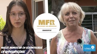 MFR CHARENTAY Animateur en Gérontologie [upl. by Kerge]