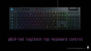 Logitech RGB led control FR [upl. by Pryce]