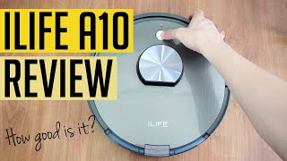 ILIFE A10 Review How Good is ILIFEs First Robot with Laser Navigation [upl. by Nilla]